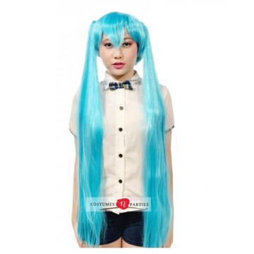 Cosplay Anime Long Wig - Blue
