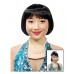 Flapper Bob Black Wig