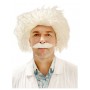 Mad Scientist Wig with Moustache