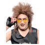 Spikey Rocker Wig - Brown