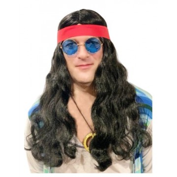 Hippie Black Wig