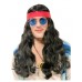Hippie Black Wig