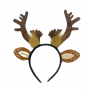 Plush Reindeer Antler & Ears Headband