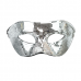 Silver Mirror Mosaic Masquerade Mask