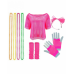 80s Retro Dress Kit - Hot Pink