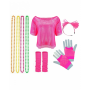 80s Retro Dress Kit - Hot Pink