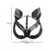 Leather Cat Woman Mask