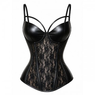 Corset Noir Allure Black Lace