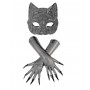 Diamond Cat Mask with Gloves