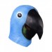 Blue Parrot Latex Mask