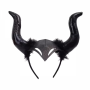 Demon Horn Headpiece - Black