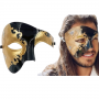 Crimson Phantom masquerade mask - Black