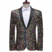 Shimmer Sequin Blazer Multicolor