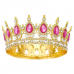 Crown Imperial Crystal with Pink Gem