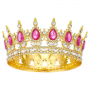 Crown Imperial Crystal with Pink Gem
