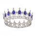Crown Imperial Crystal with Blue Gem