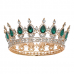 Crown Imperial Crystal with Green Gem