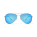 Aviator Sunglasses Blue Lens