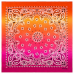 Gradient Paisley Bandana - Orange/Yellow/Pink