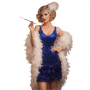Dark Blue Flapper