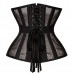 Corset Gothic Black Mesh
