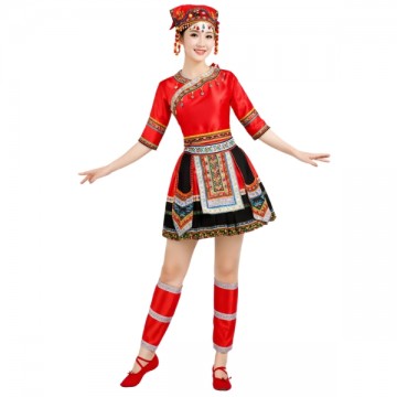 Traditional Mongolian Dress – Red