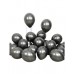 Balloons Black Metallic