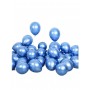 Balloons Blue Metallic