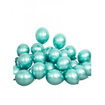 Balloons Blue/Green Metallic