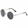 70s Hippie Retro Round Glasses - BLACK