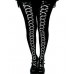Stocking with Printed 'x' Bones