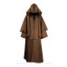 Deluxe Brown Hooded Robe