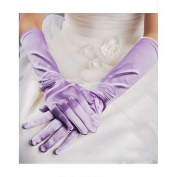 Gloves Satin - Lavender