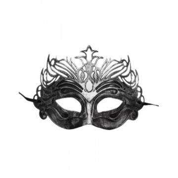 Masquerade Prom Venetian Silver Mask