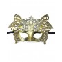 Vintage Butterfly Masquerade Eyemask - Gold