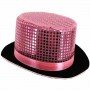 Sequin Top Hat Pink