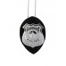 Police Badge with Chain
