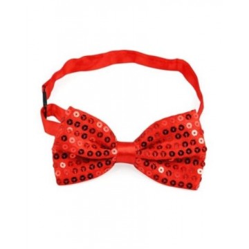 bow tie sequin red