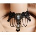 Victorian w/Tassel Lace Choker