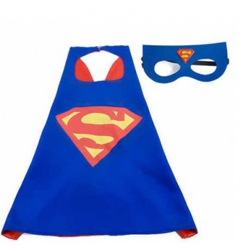Superman Cape and Eyemask - Adult