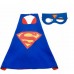Superman Cape and Eyemask - Adult