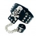 Skull bracelet with ring