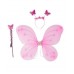 Butterfly set wings - pink