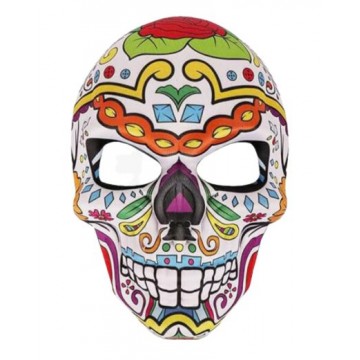 Catrina Flower Skull Mask-Flower
