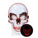 Light Up Skull Mask - Red