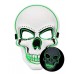 Light Up Skull Mask - Green