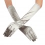 Gloves Satin - Brown