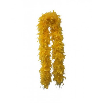 Feather Boa Tinsel - Yellow