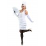 White Fringe Flapper